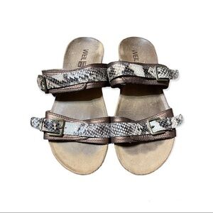 Dr. Andrew Weil Bronze Leather Sandals Size 9